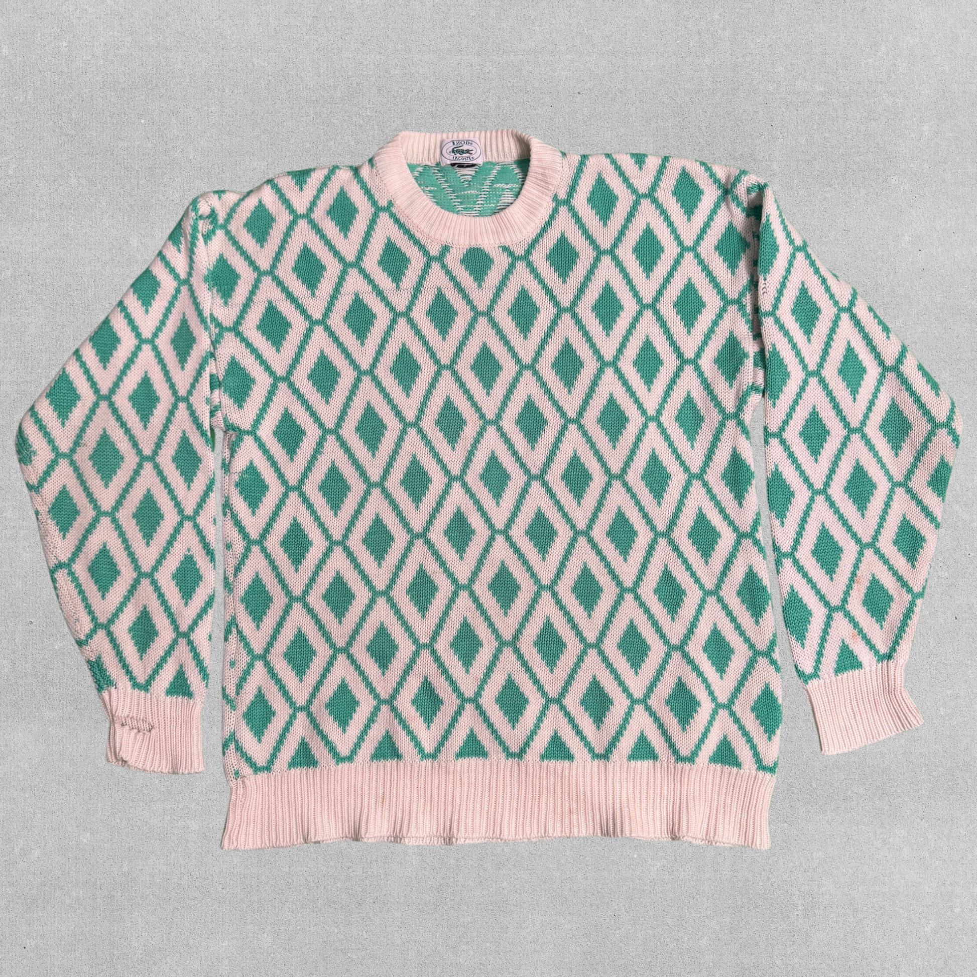 Vintage IZOD Lacoste Argyle Sweater - 1980s/1990s | L