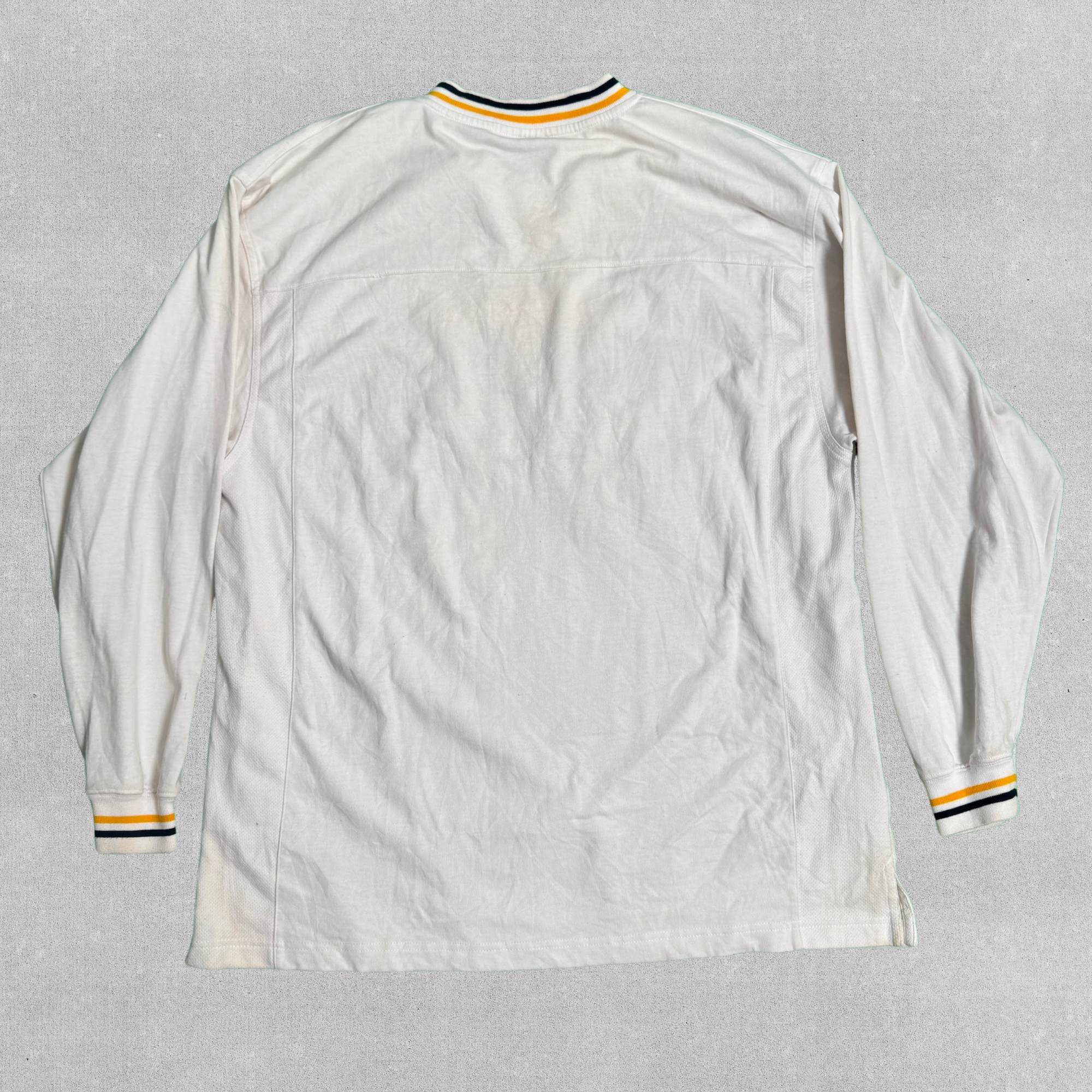 Lee Sport Michigan Long Sleeve Embroidered V-Neck Shirt | XL