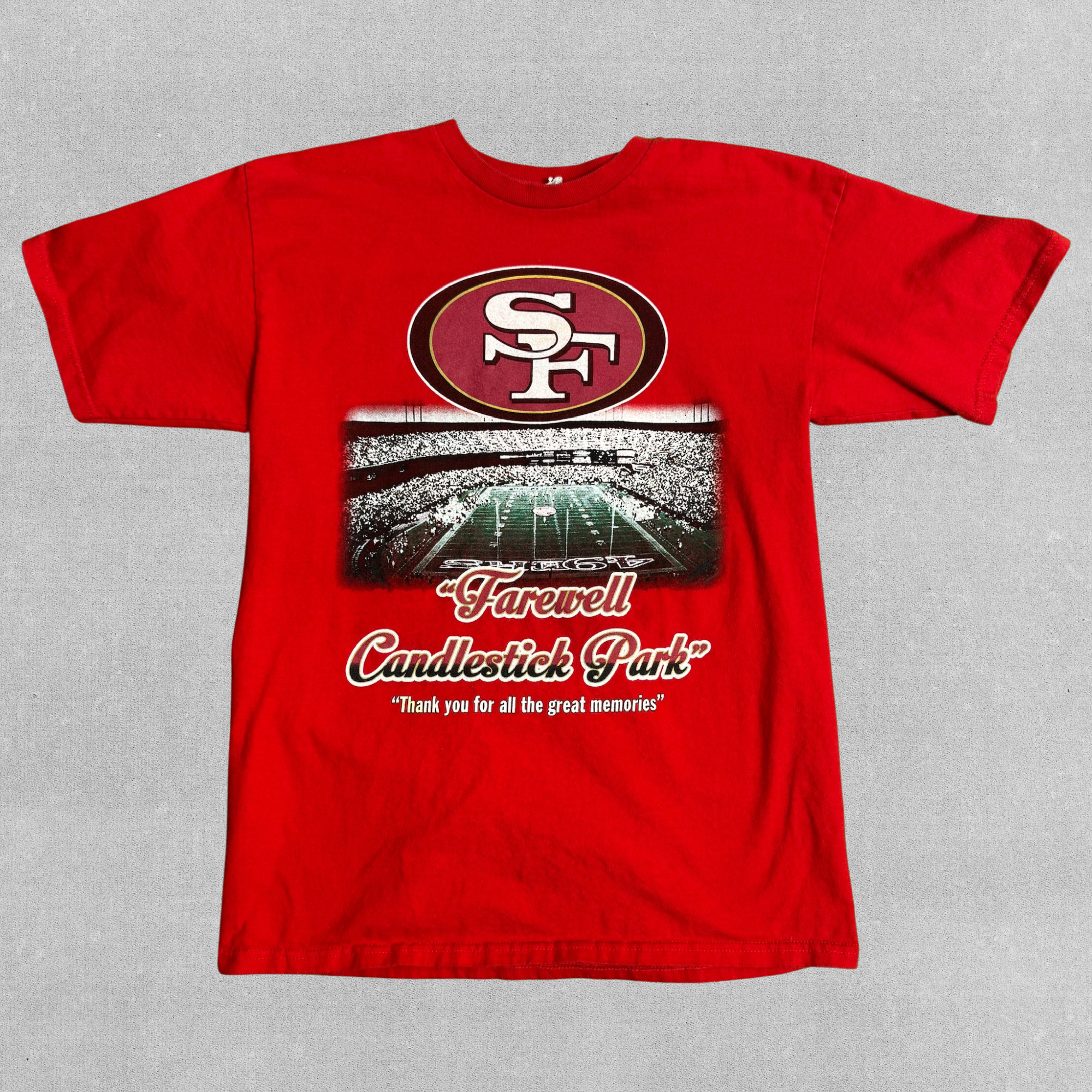 San Francisco 49ers Farewell Candlestick Park Commemorative T-Shirt | M