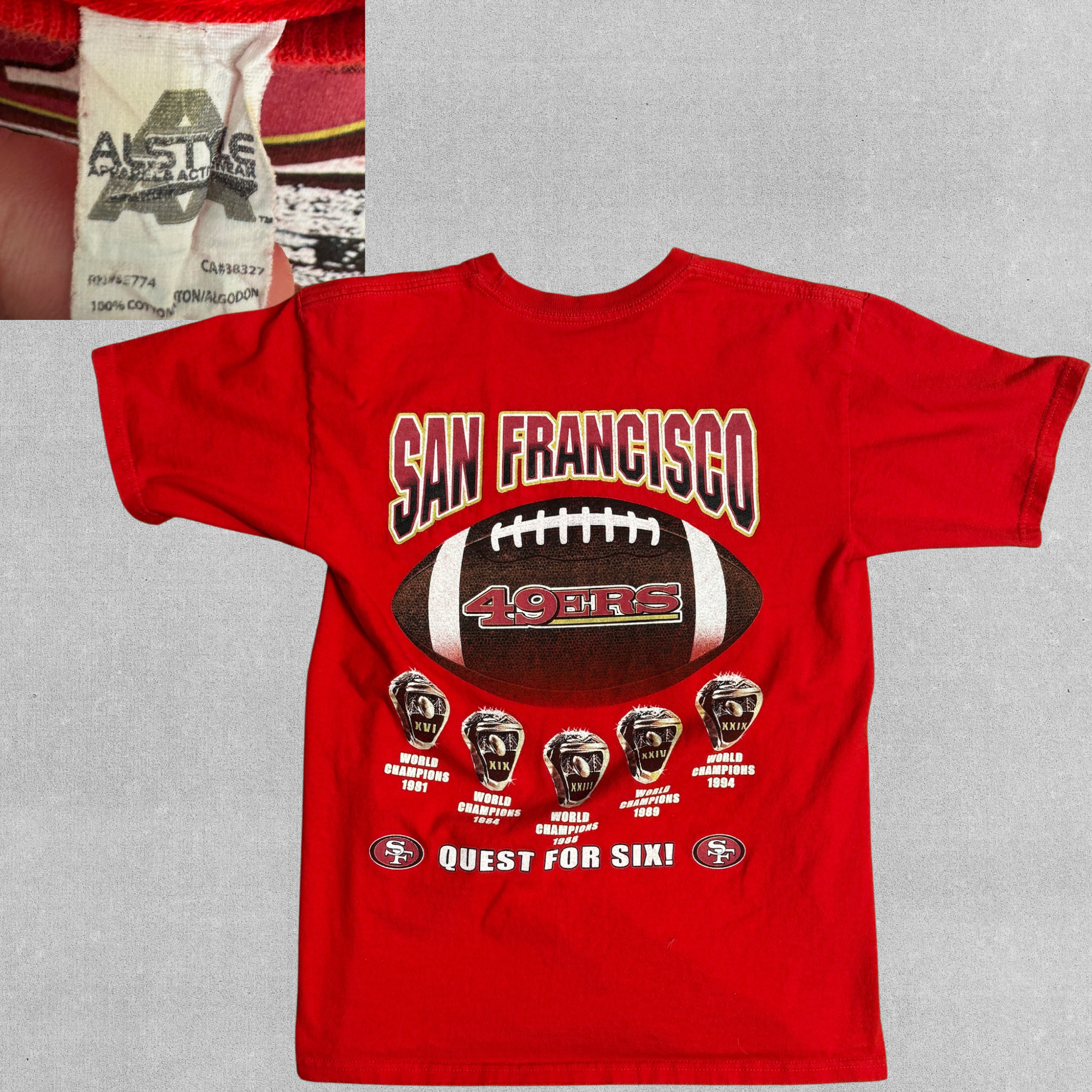 San Francisco 49ers Farewell Candlestick Park Commemorative T-Shirt | M