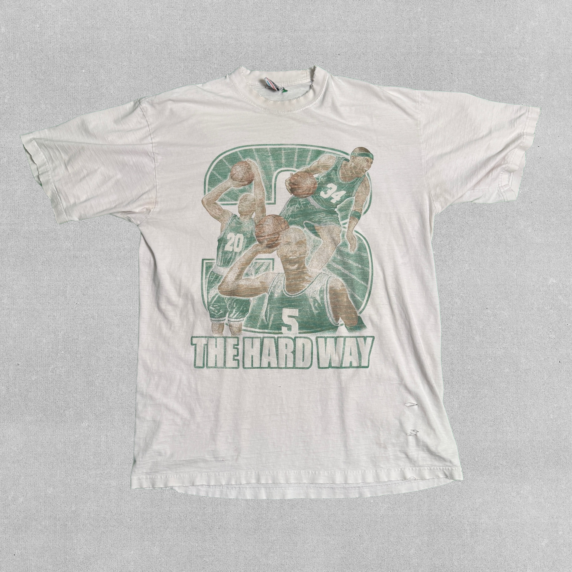 Vintage Boston Celtics "The Hard Way" Shirt with Garnett & Paul Pierce by Pro Sports | XL