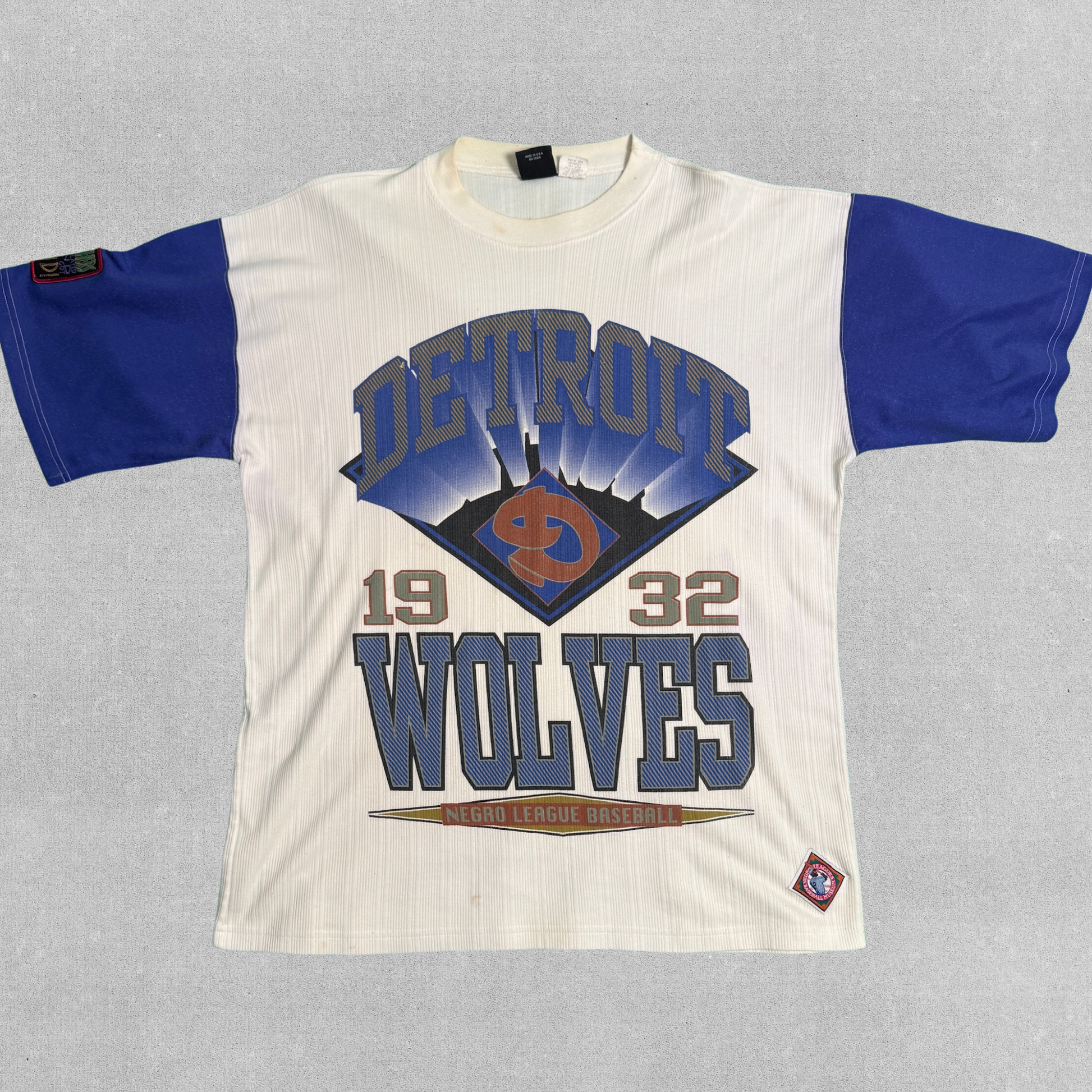 Underground Railroad x Negro League Baseball Museum 1932 Detroit Wolves Commemorative T-Shirt | 4XL