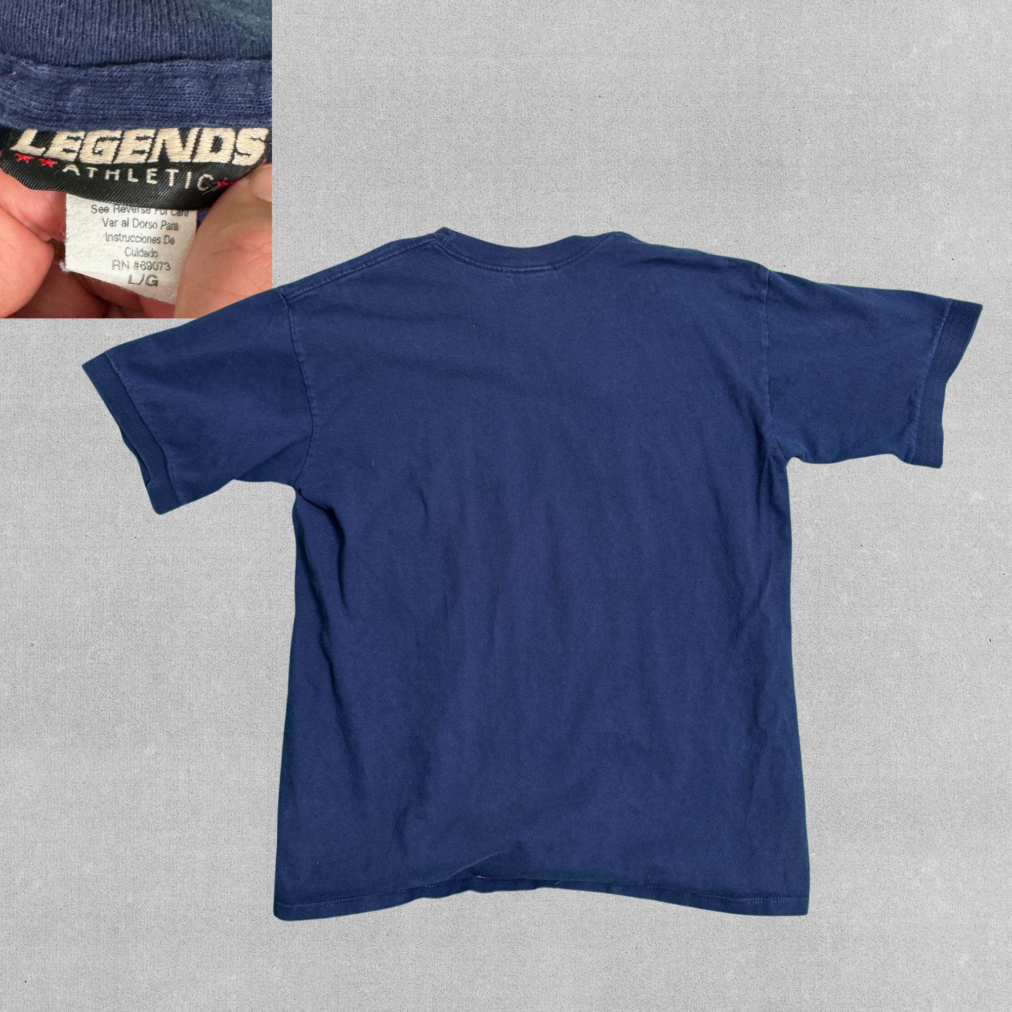 Legends Athletics Seattle Mariners Vintage Tee with Embroidered Logo | L