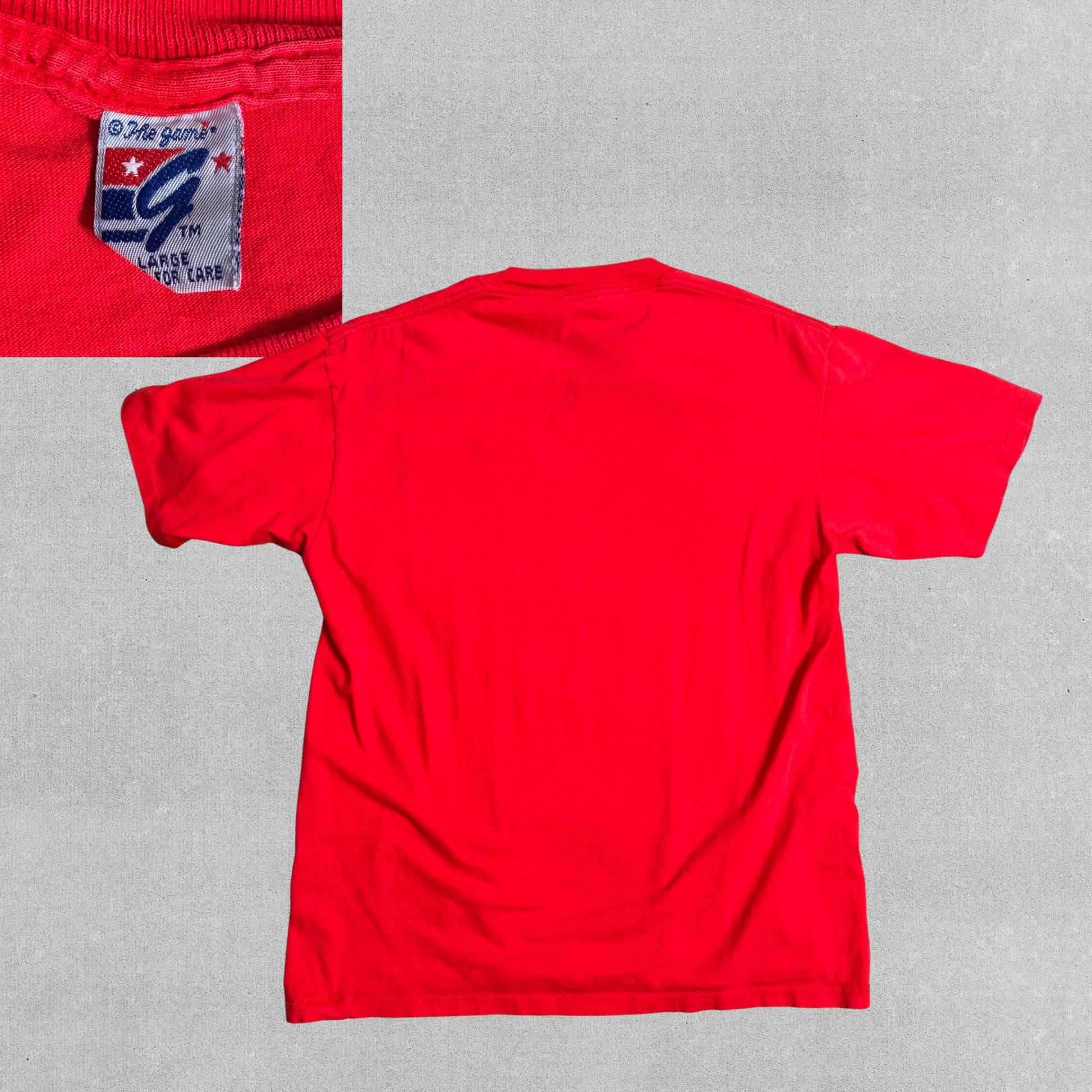 The Game Vintage Cincinnati Reds Embroidered Logo Tee | L