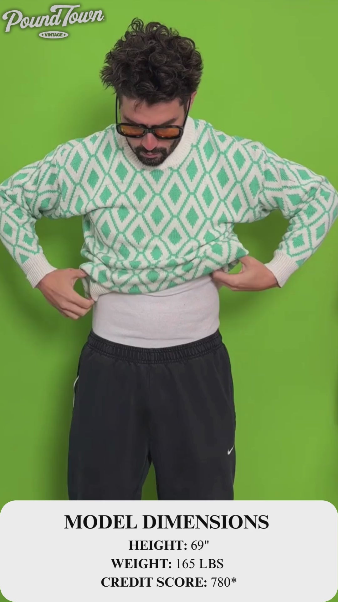 Vintage IZOD Lacoste Argyle Sweater - 1980s/1990s | L