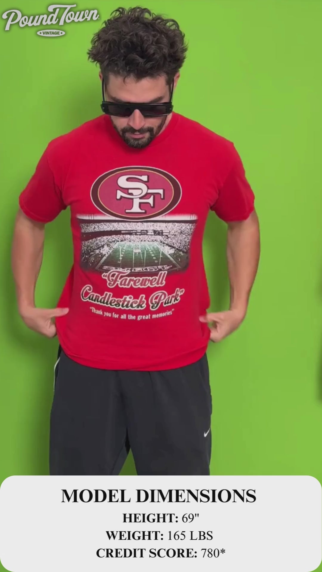 San Francisco 49ers Farewell Candlestick Park Commemorative T-Shirt | M